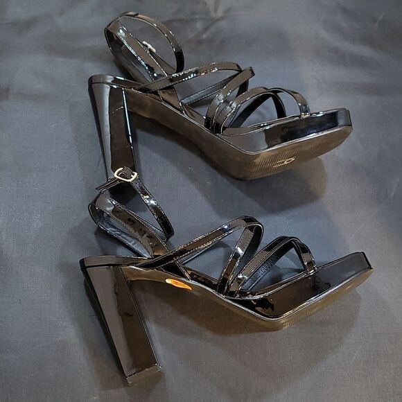 BRAND NEW DIBA MULTI-STRAP BLOCK-HEEL ADJUSTABLE BUCKLE PLATFORM SANDAL G1 - Picture 10 of 15